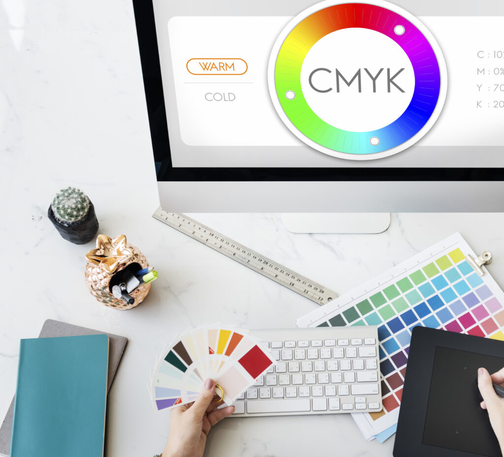 color swatch cmyk design spectrum sample concept color swatch cmyk design spectrum sample concept